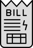 Bill Vector Icon