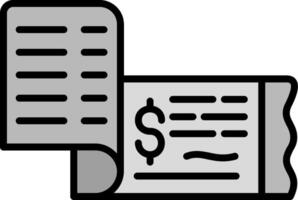 Cheque Vector Icon