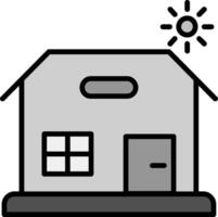 Beach House Vector Icon