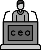 CEO vector icono