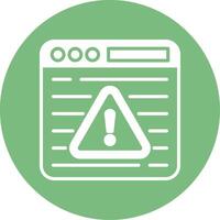 Virus warning Vector Icon