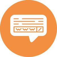 Website search Vector Icon