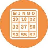 icono de vector de bingo