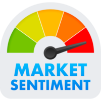 Markt Gefühl, Angst und Gier Index. Markt Gefühl. Geschäft Konzept. png