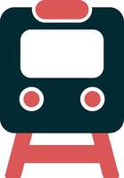 icono de vector de tren