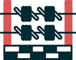 Barbed Wire Vector Icon