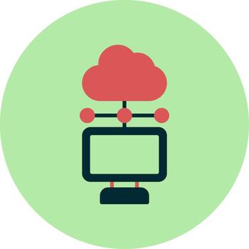 Cloud Computing Vector Icon