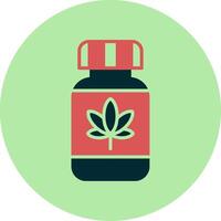 Cannabis oil Vector Icon