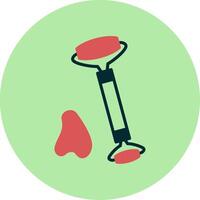 gua sha vector icono