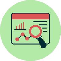 icono de vector de investigación de mercado