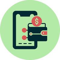Digital Wallet Vector Icon