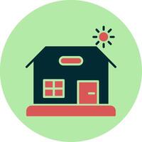 Beach House Vector Icon