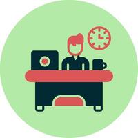 Workaholic Vector Icon