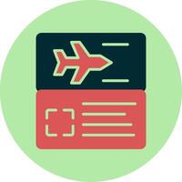 Plane Ticket Vector Icon