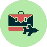 Business Trip Vector Icon