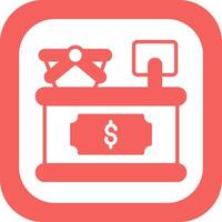 Cashier Vector Icon