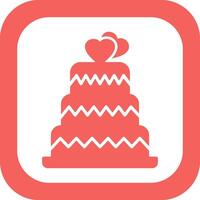 Wedding Cake Vector Icon