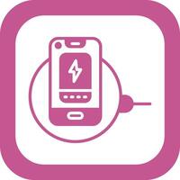 Wireless Charger Vector Icon