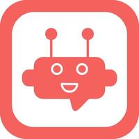 Robot Chat Vector Icon