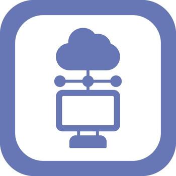 Cloud Computing Vector Icon