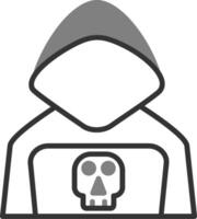 icono de vector de hacker