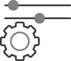 icono de vector de configuración