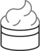 Cream Vector Icon