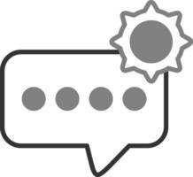 Support Chat Vector Icon