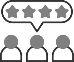 Group Feedback Vector Icon