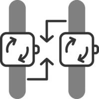 icono de vector de sincronización