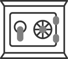 Safe Box Vector Icon