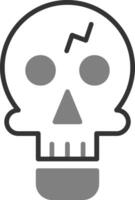 Skull Island Vector Icon