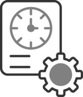 icono de vector de gestión de tiempo