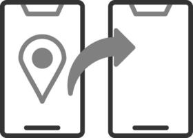 Share Location Vector Icon