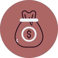 Money Bag Vector Icon