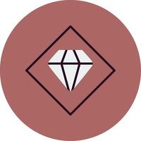 icono de vector de diamante