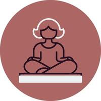 Yoga Vector Icon