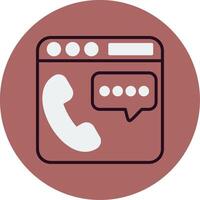 Phone Chat Vector Icon