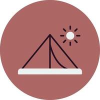 Tent Vector Icon