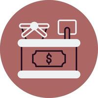 Cashier Vector Icon