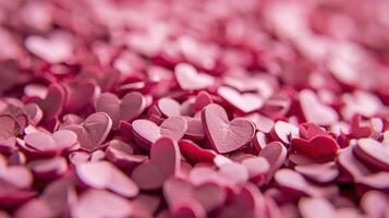 AI generated Crimson Tides A Sea of Paper Hearts photo