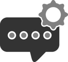 Support Chat Vector Icon