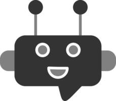 Robot Chat Vector Icon