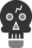 Skull Island Vector Icon