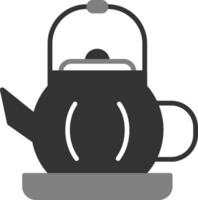 té maceta vector icono