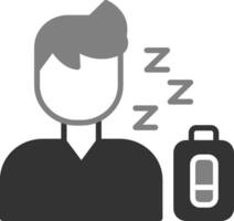 Tired Vector Icon