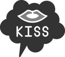 Kiss Vector Icon