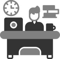 Workaholic Vector Icon