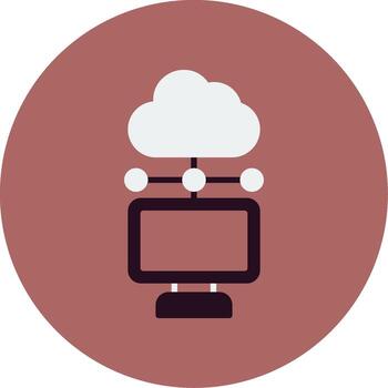 Cloud Computing Vector Icon