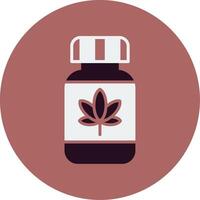 Cannabis oil Vector Icon